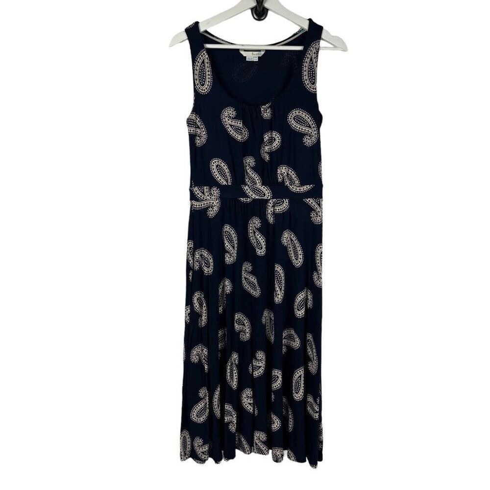 Boden Ella Jersey Paisley Print Dress size 6R